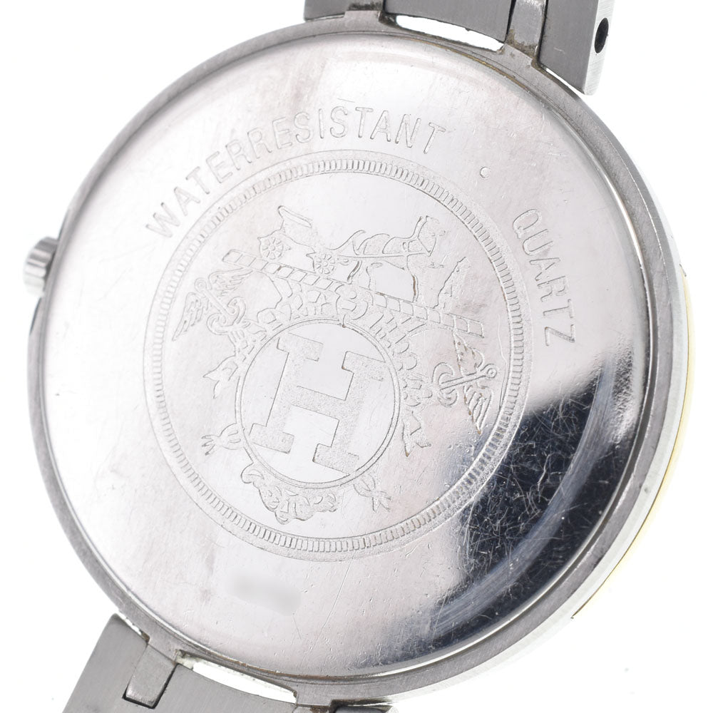 HERMES Windsor Date Stainless Steel/Gold Plated beige Dial Quartz Men's
 Watch I#148073