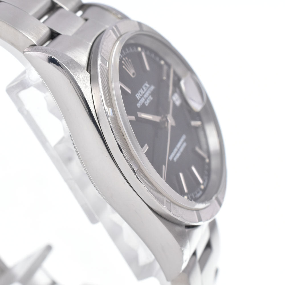 ROLEX Oyster perpetual 15210 vintage Cal.3135 black Dial Automatic Men's
 Watch N#148074