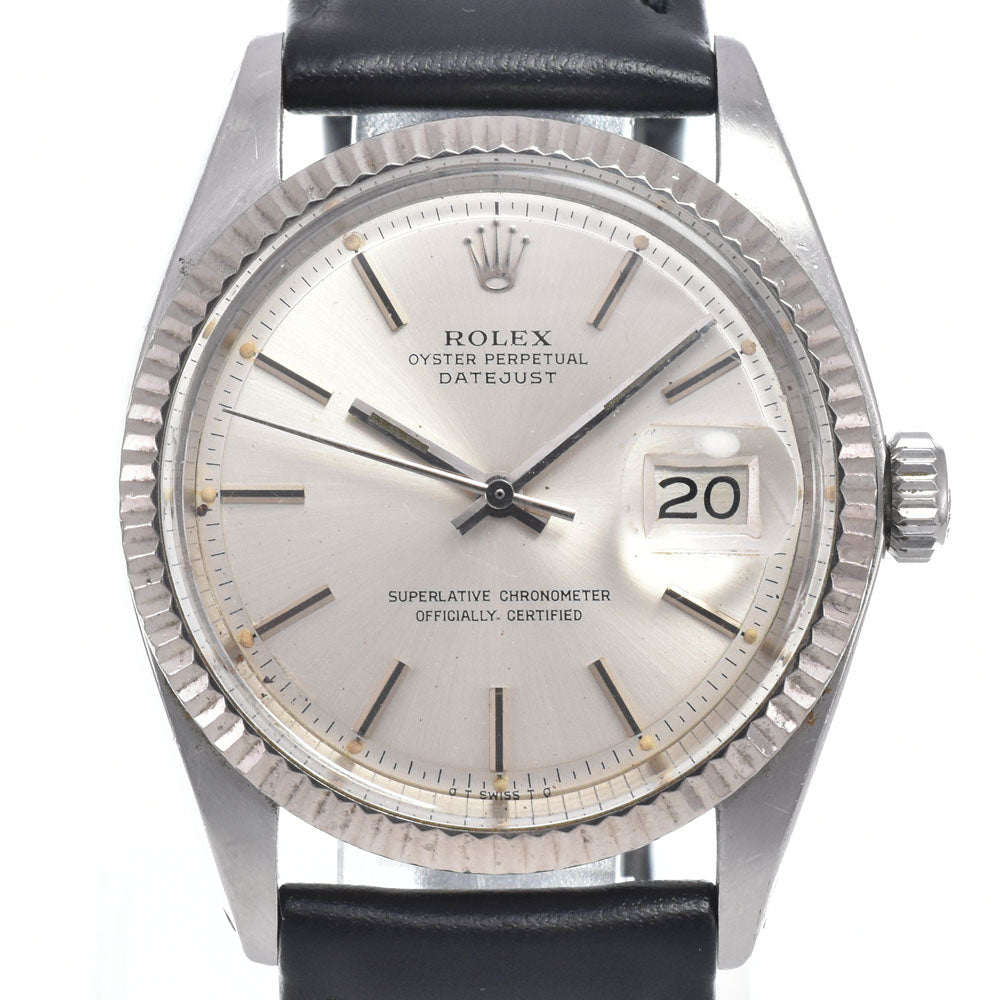 ROLEX DATEJUST 1601 vintage Cal.1570 Silver Dial Automatic Men's
 Watch J#148078
