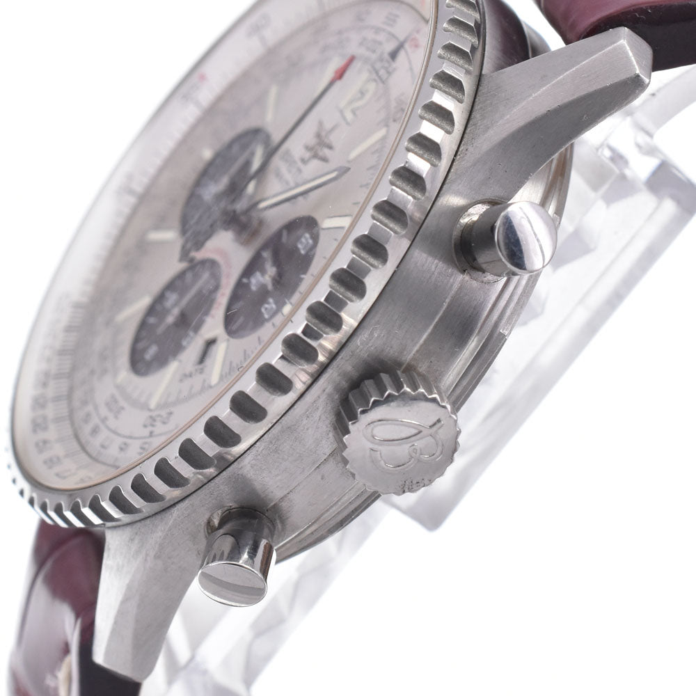 with paper BREITLING Navitimer 01 A41322 Chronograph Date Silver Dial Automatic Men's
 Watch J#148086