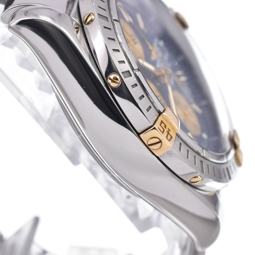 with paper BREITLING Chronomat Evolution B13356 Date Blue / gold Dial Automatic Men's
 Watch M#148088
