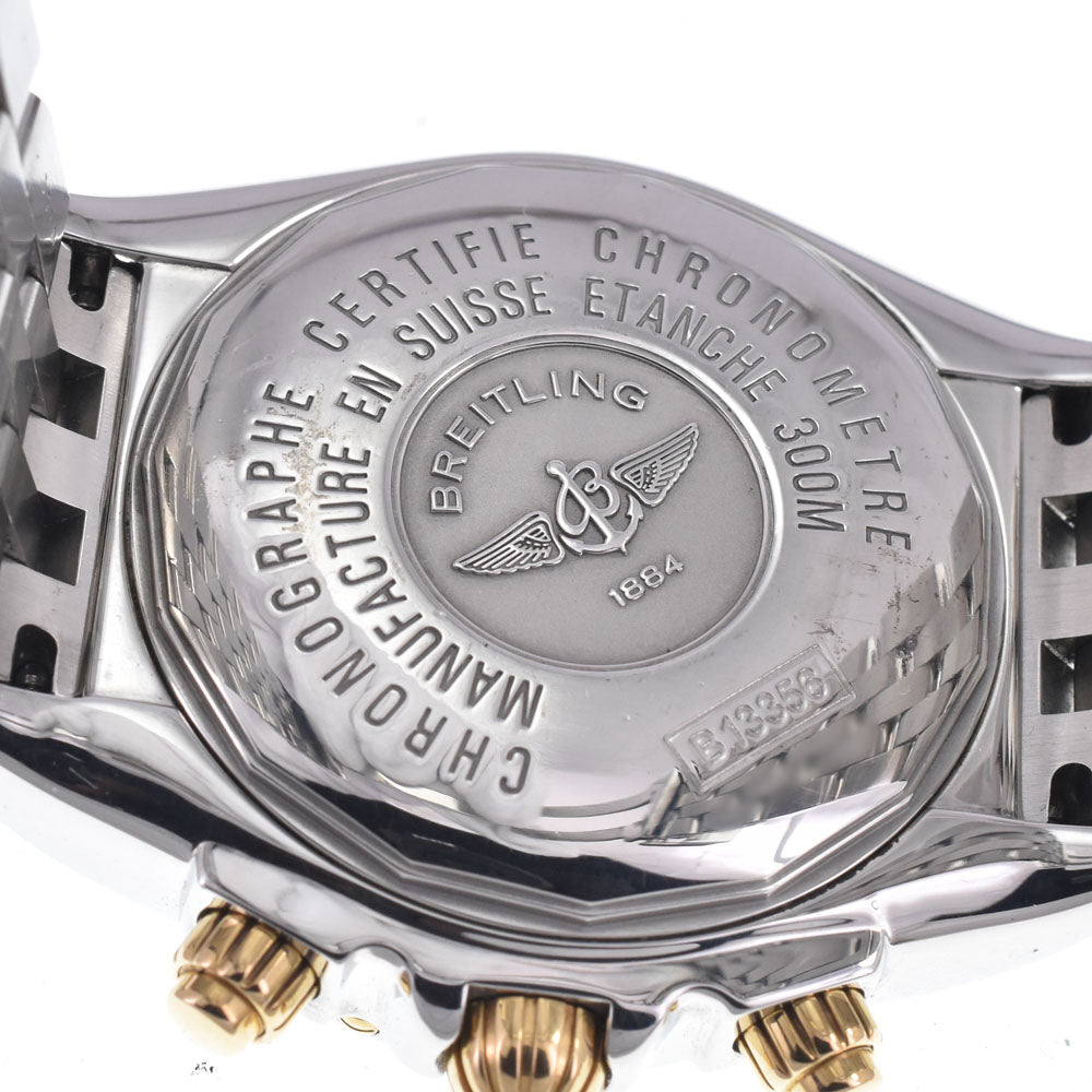 with paper BREITLING Chronomat Evolution B13356 Date Blue / gold Dial Automatic Men's
 Watch M#148088
