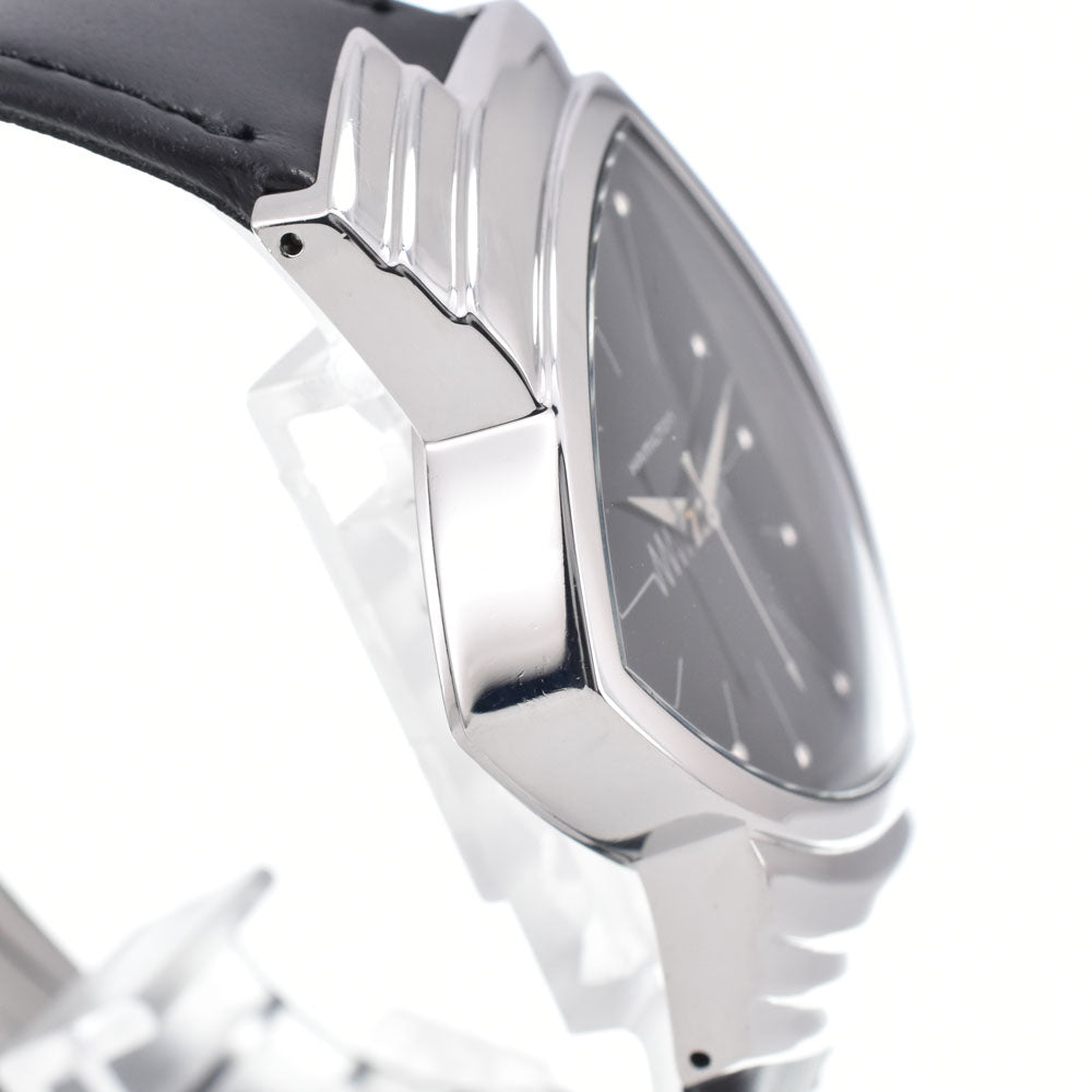 HAMILTON Ventura 6337 Stainless Steel black Dial Quartz Men's
 Watch K#148089