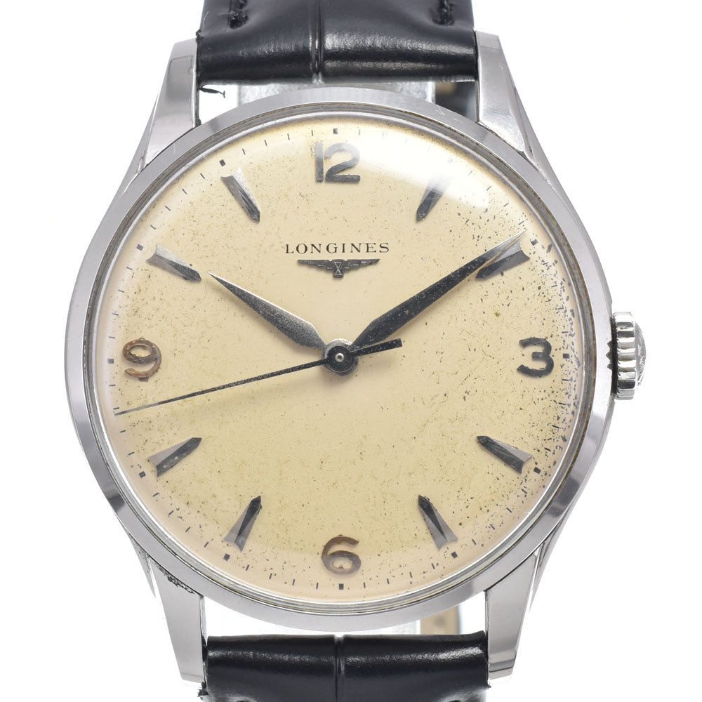 LONGINES round Silver Dial Hand Winding Men's
 Watch L#148090