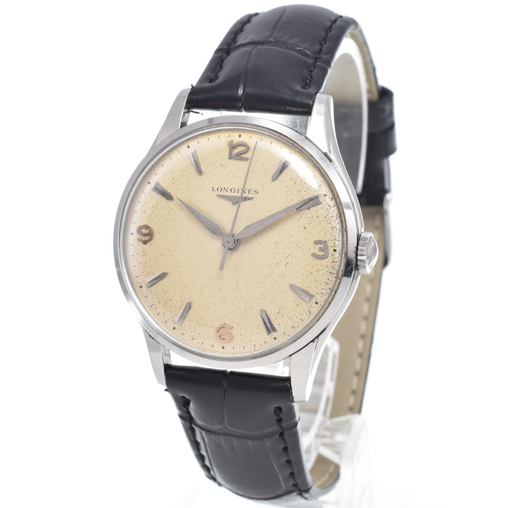 LONGINES round Silver Dial Hand Winding Men's
 Watch L#148090