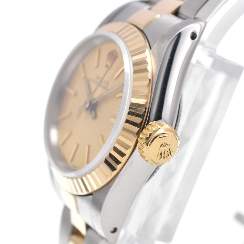 ROLEX Oyster perpetual 67193 Cal.2130 gold Dial Automatic Ladies
 Watch L#148091