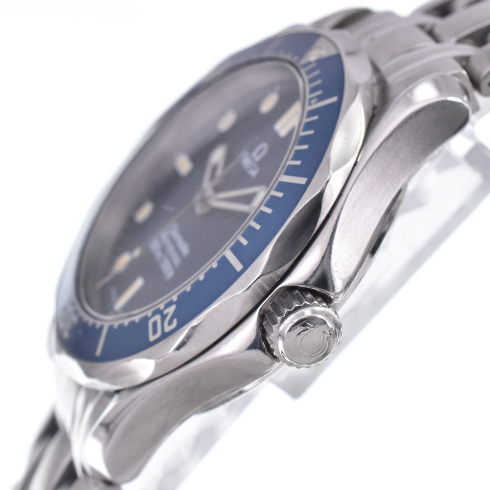 with paper OMEGA Seamaster Professional 300m 2561.80 Date blue Dial Quartz Boy's
 Watch K#148093