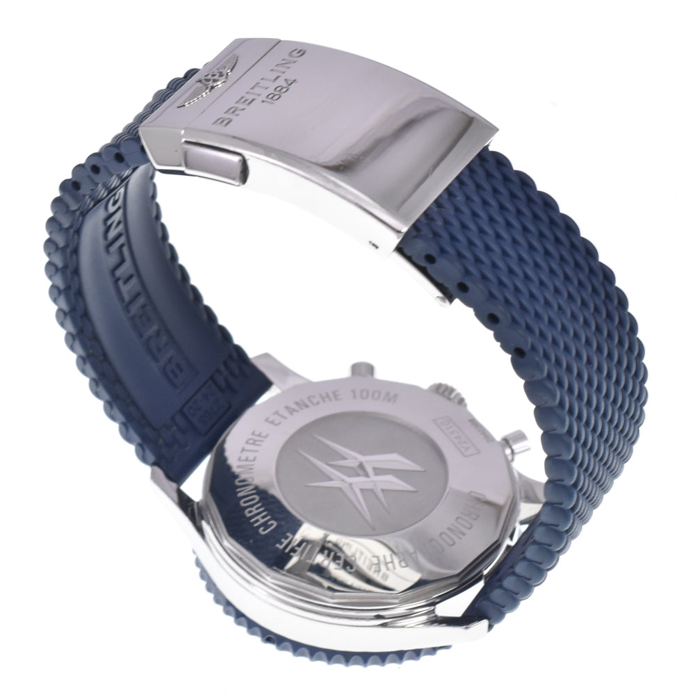 with paper BREITLING Chrono liner Y24310 Chronograph blue Dial Automatic Men's
 Watch J#148094
