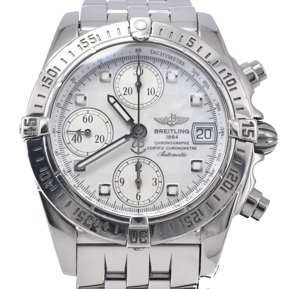 BREITLING Chrono cockpit A13357 Chronograph White shell Dial Automatic Men's
 Watch L#148095