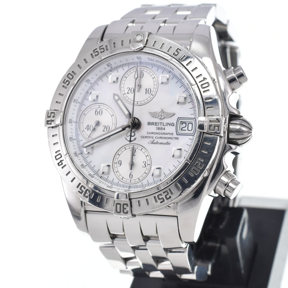 BREITLING Chrono cockpit A13357 Chronograph White shell Dial Automatic Men's
 Watch L#148095