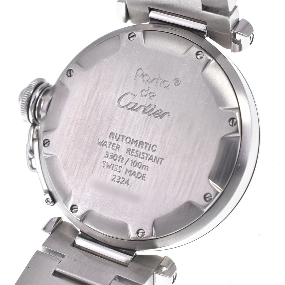 CARTIER Pasha C W31023M7 Date Silver Dial Automatic Unisex
 Watch J#148097