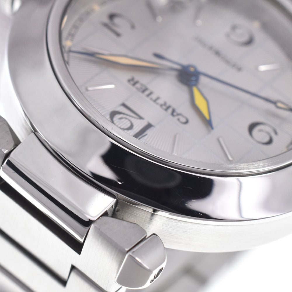 CARTIER Pasha C W31023M7 Date Silver Dial Automatic Unisex
 Watch J#148097