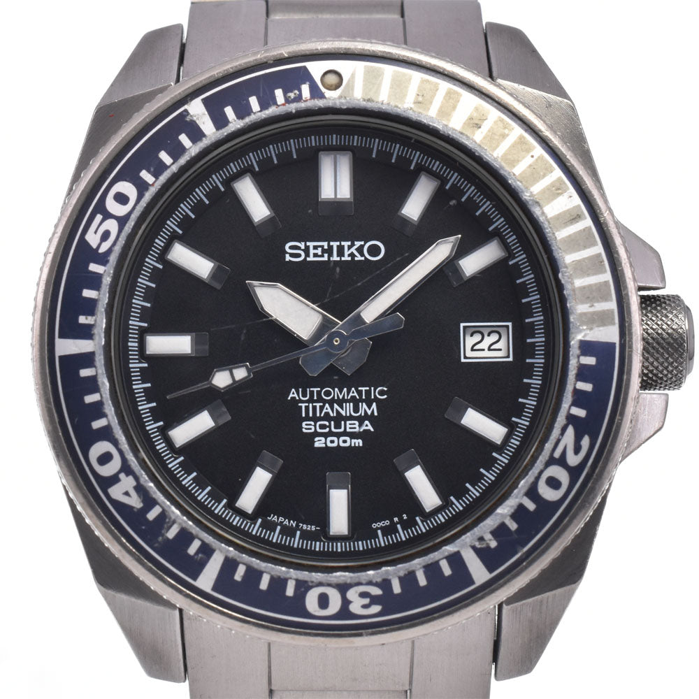 SEIKO Diver Scuba Black Samurai SBDA001/7S25-00D0 black Dial Automatic Men's
 Watch L#148098