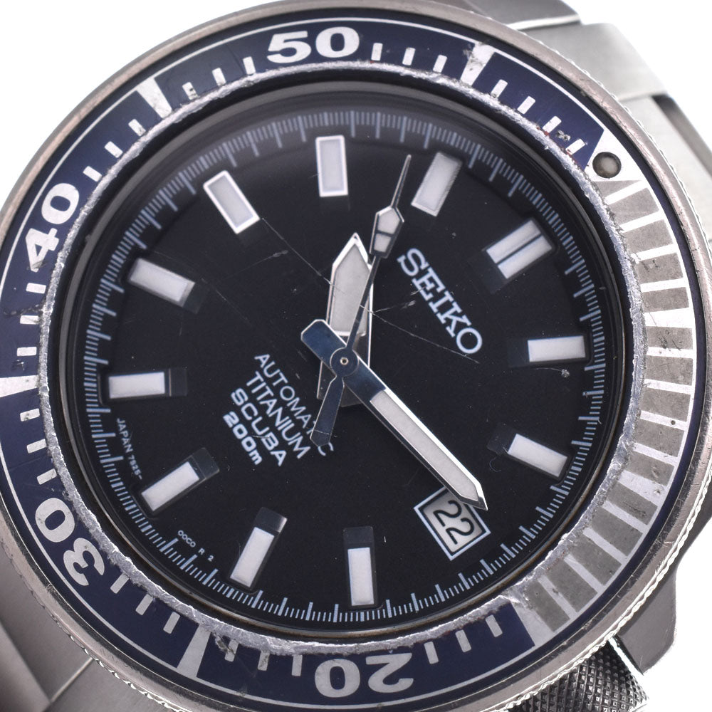 SEIKO Diver Scuba Black Samurai SBDA001/7S25-00D0 black Dial Automatic Men's
 Watch L#148098