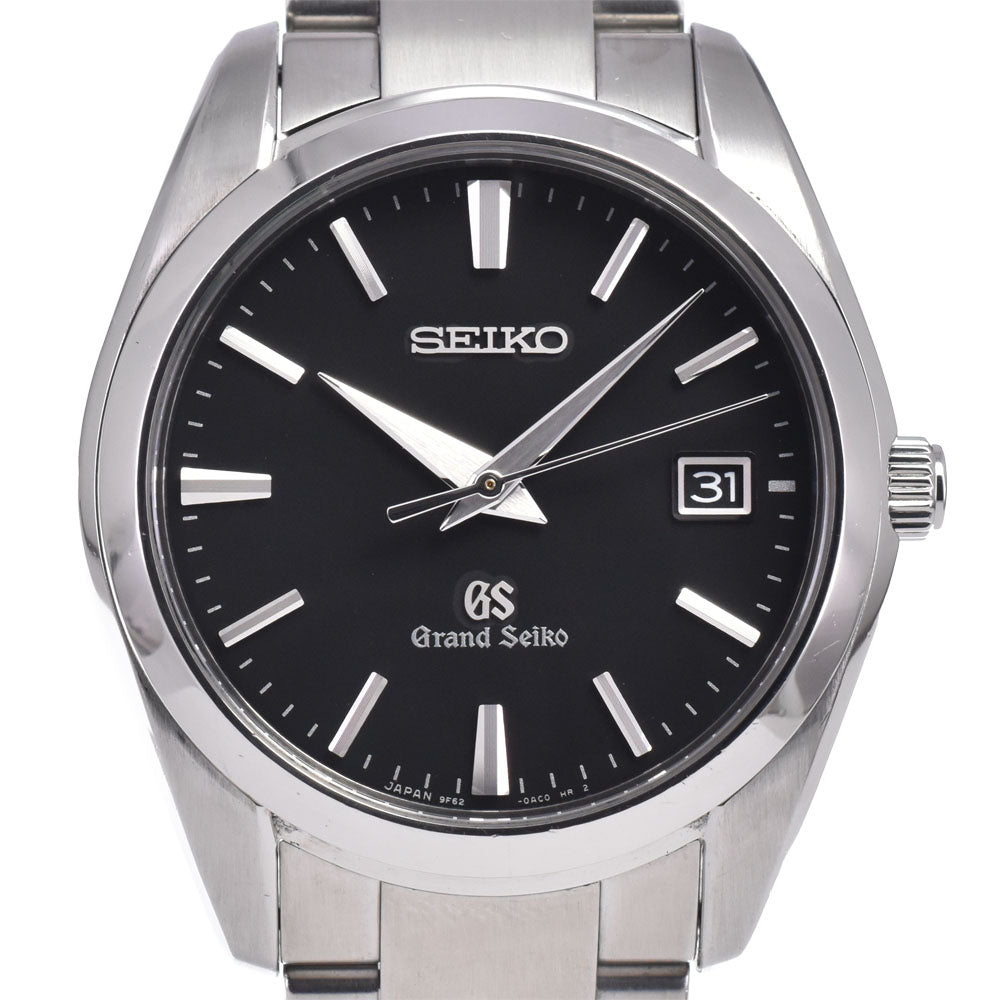 SEIKO Grand Seiko 9F62-0AB0 Date black Dial Quartz Men's
 Watch P#148101