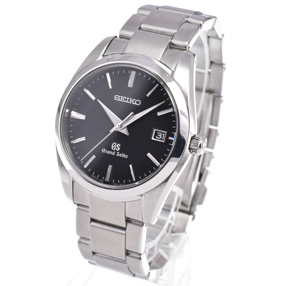 SEIKO Grand Seiko 9F62-0AB0 Date black Dial Quartz Men's
 Watch P#148101