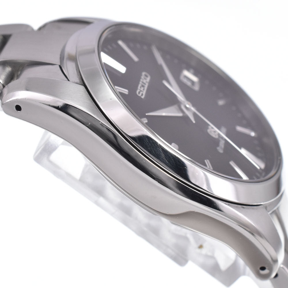SEIKO Grand Seiko 9F62-0AB0 Date black Dial Quartz Men's
 Watch P#148101
