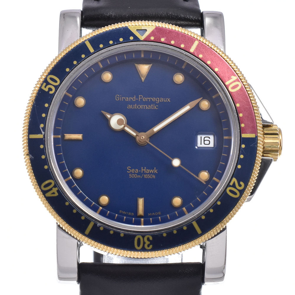 GIRARD-PERREGAUX Sea hawk 7300 Date blue Dial Automatic Men's
 Watch L#148102