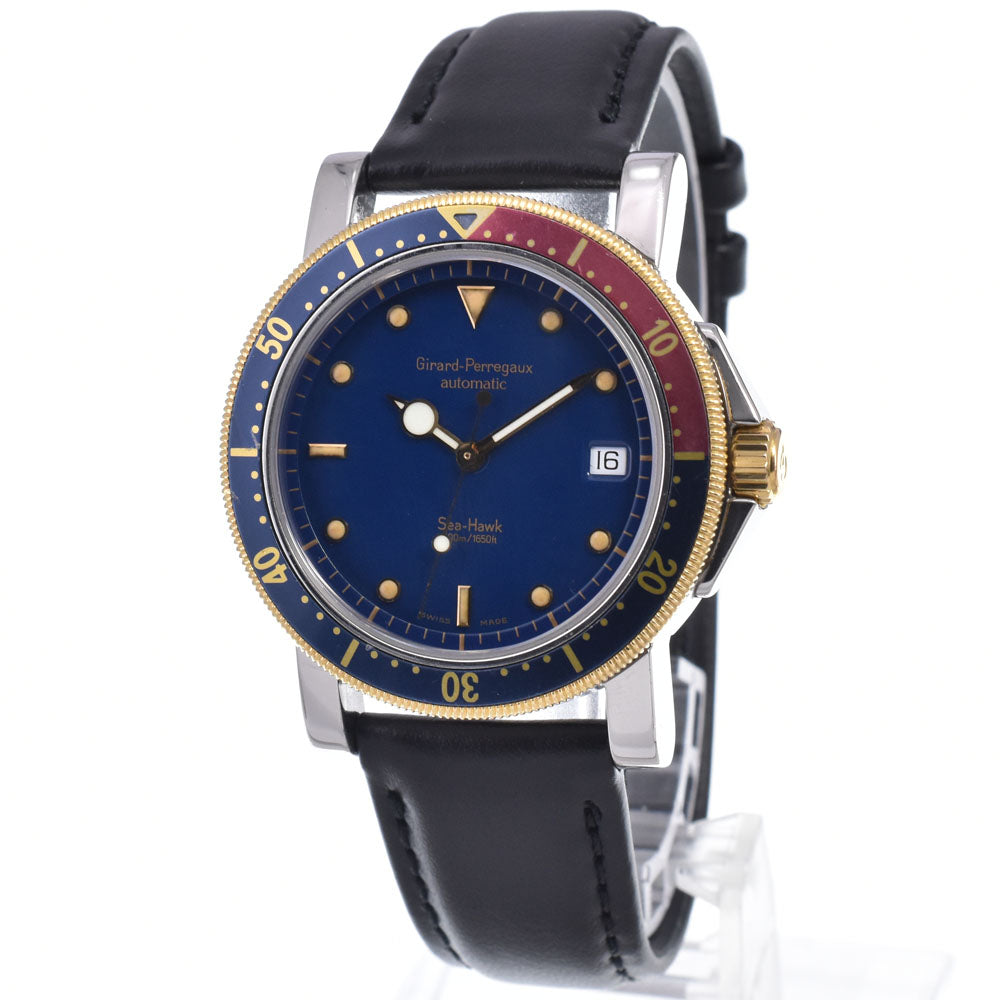 GIRARD-PERREGAUX Sea hawk 7300 Date blue Dial Automatic Men's
 Watch L#148102