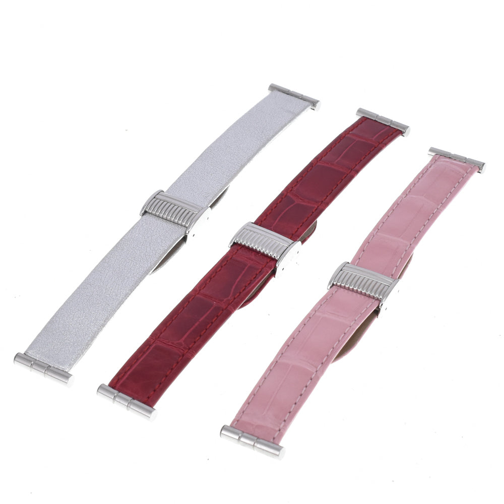 Boucheron Reflet Iver Imperial Diamond, comes with 3 replacement straps. White shell Dial Quartz Ladies
 Watch L#148103