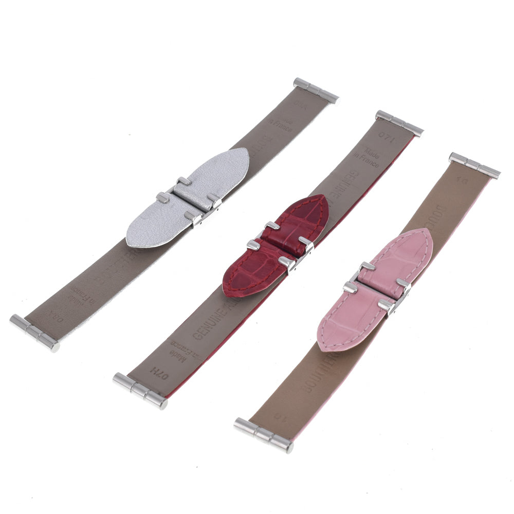 Boucheron Reflet Iver Imperial Diamond, comes with 3 replacement straps. White shell Dial Quartz Ladies
 Watch L#148103