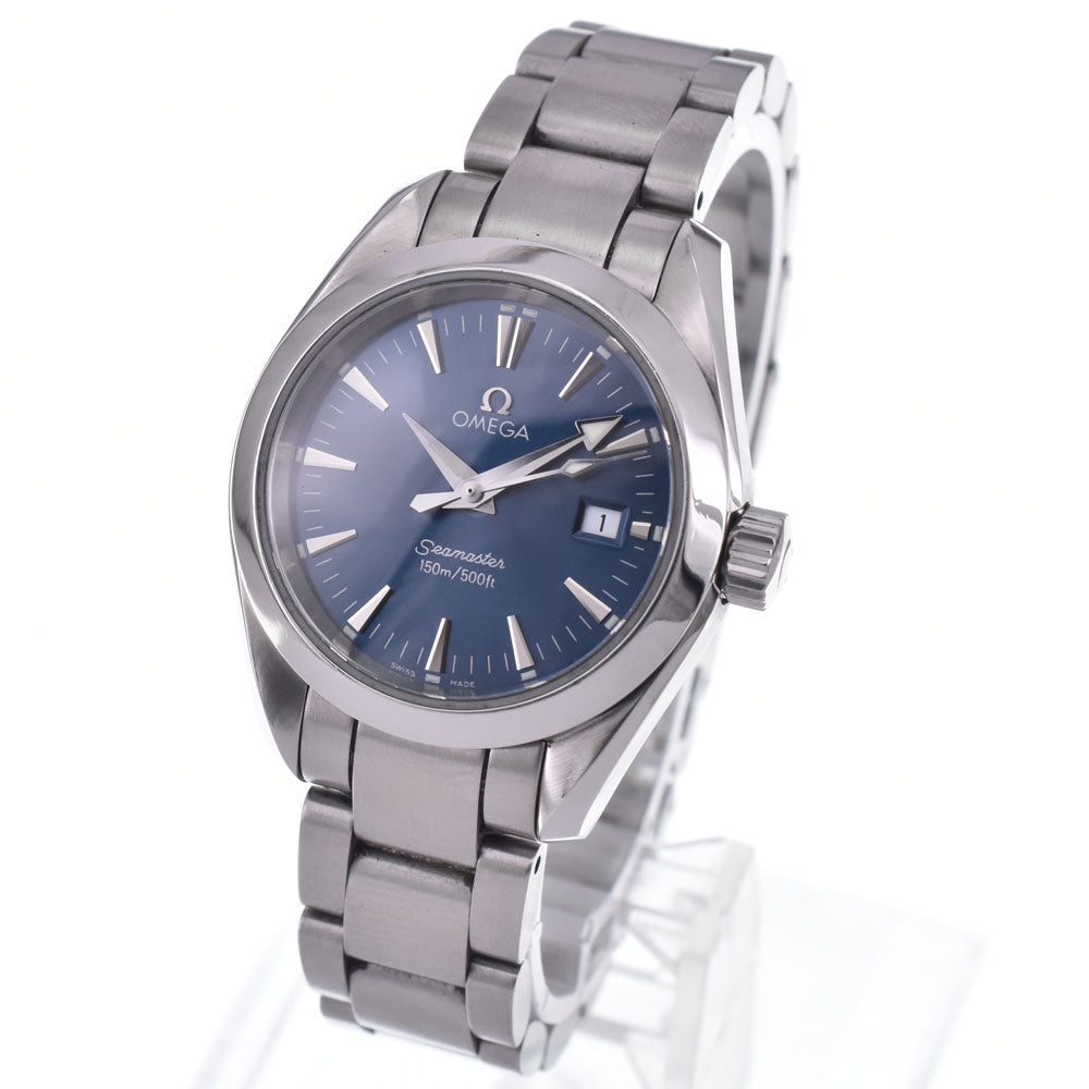 OMEGA Seamaster Aqua Terra 150m 2577.80 Date blue Dial Quartz Ladies
 Watch L#148104