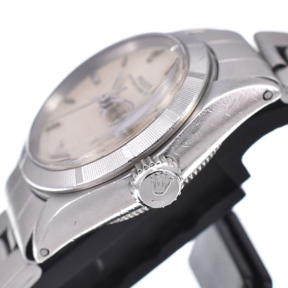 ROLEX Oyster perpetual 6623 vintage Cal.1161 Silver Dial Automatic Ladies
 Watch C#148106