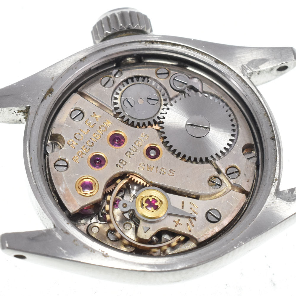 ROLEX Oyster Precision 6525 vintage Cal.1100 Ivory Dial Hand Winding Ladies
 Watch L#148107