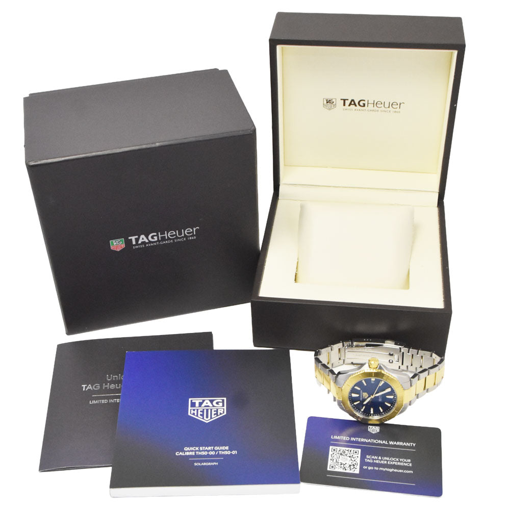 with paper TAG HEUER Aqua Racer Professional 200 WBP1112.FT6199 Solar Graph blue Dial Solar Men's
 Watch K#148110