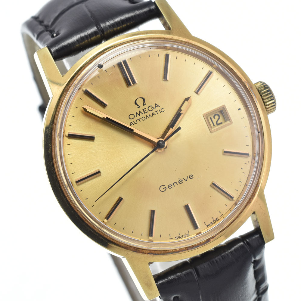 OMEGA Geneva 166.0098 vintage Cal.1481 gold Dial Automatic Men's
 Watch L#148112