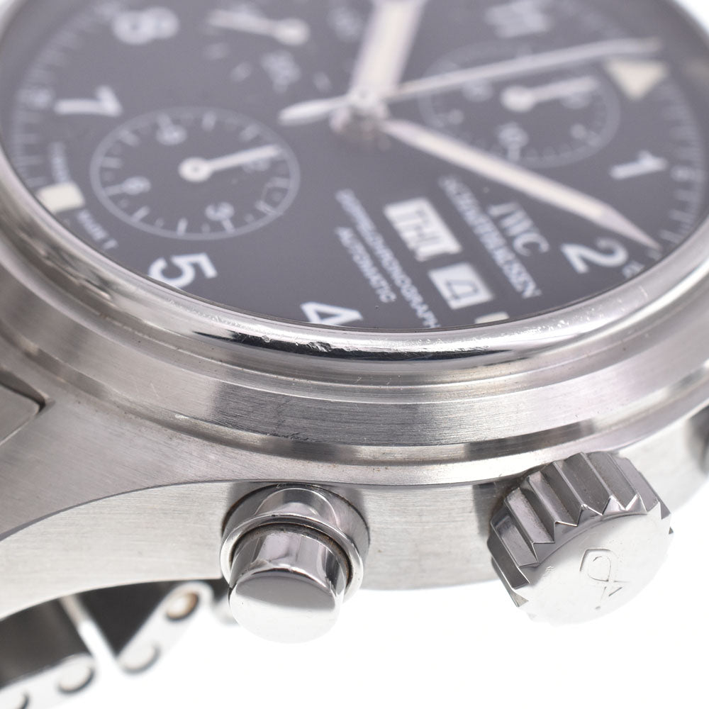 IWC SCHAFFHAUSEN Pilot watch IW371319 Doppel chronograph black Dial Automatic Men's
 Watch J#148119