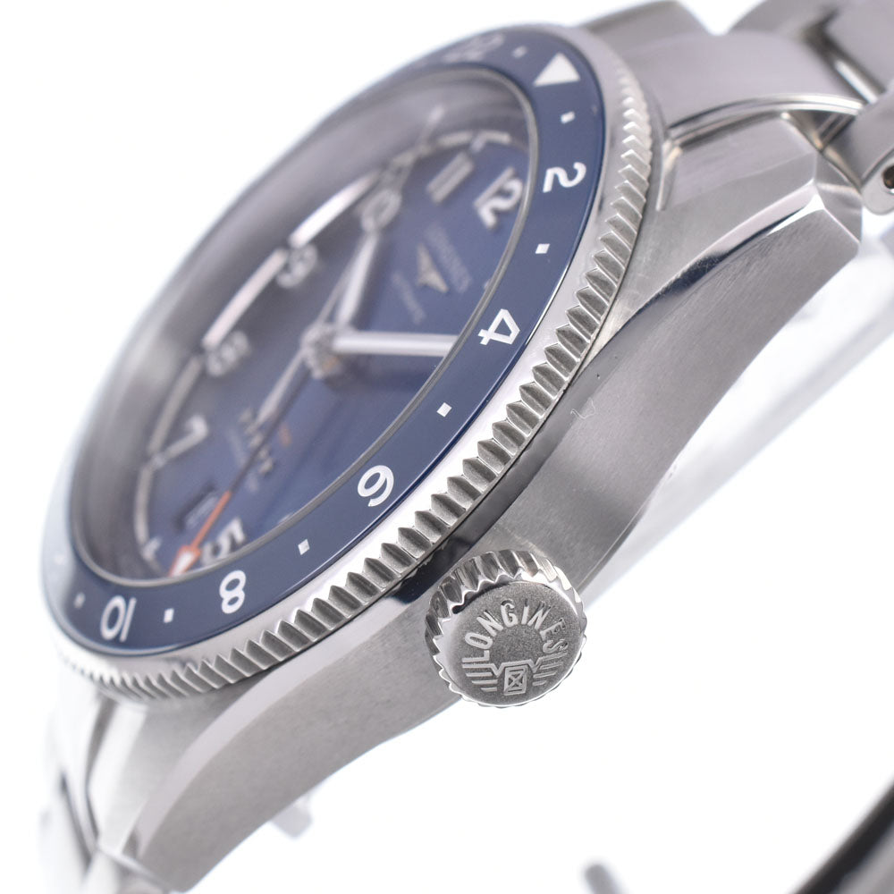 with paper LONGINES spirit zulu time L3.802.4.93.6 Date blue Dial Automatic Men's
 Watch N#148120