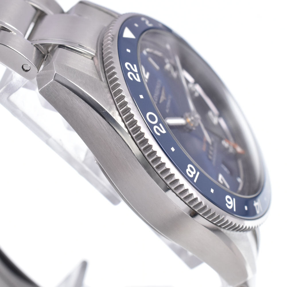 with paper LONGINES spirit zulu time L3.802.4.93.6 Date blue Dial Automatic Men's
 Watch N#148120