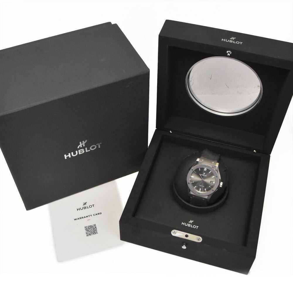 with paper HUBLOT Classic fusion 511.NX.7071.LR gray Dial Automatic Men's
 Watch O#148122