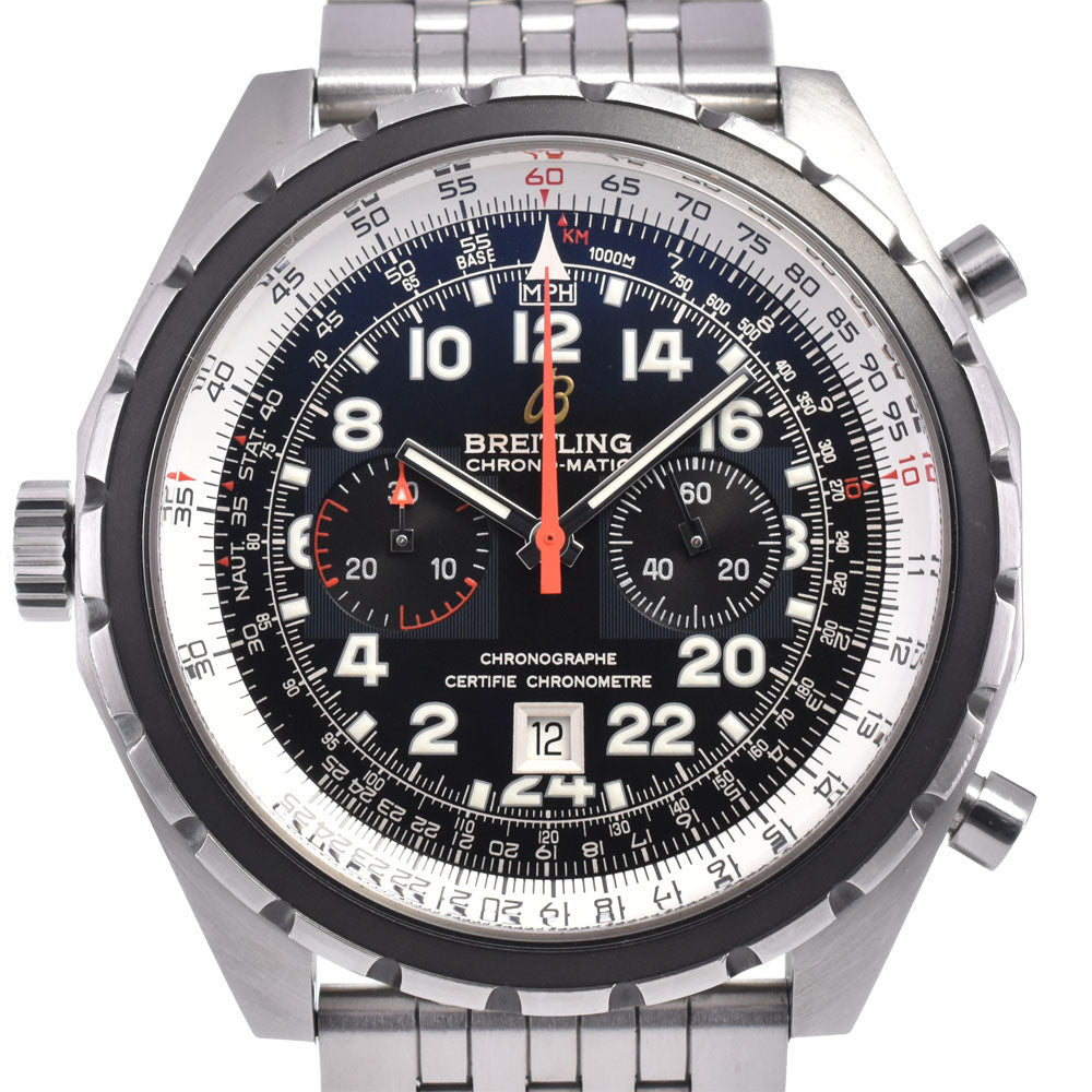 with paper BREITLING Chronomatic A22360 Limited to 1000 pieces worldwide black Dial Automatic Men's
 Watch J#148124