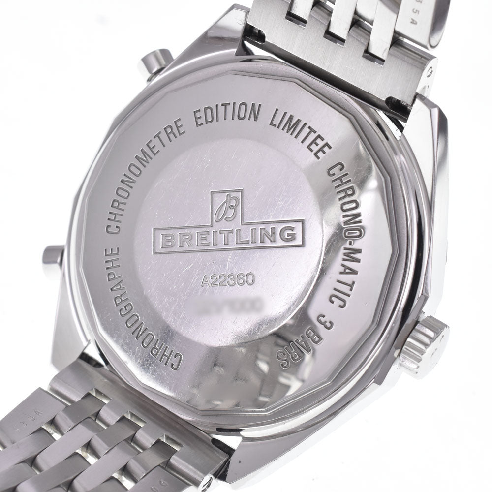 with paper BREITLING Chronomatic A22360 Limited to 1000 pieces worldwide black Dial Automatic Men's
 Watch J#148124