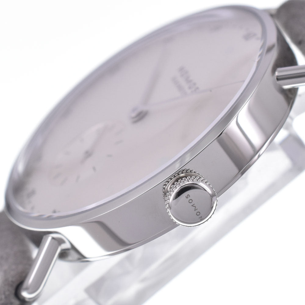 with paper NOMOS Metro 1122.SB Small second Silver Dial Hand Winding Men's
 Watch J#148126