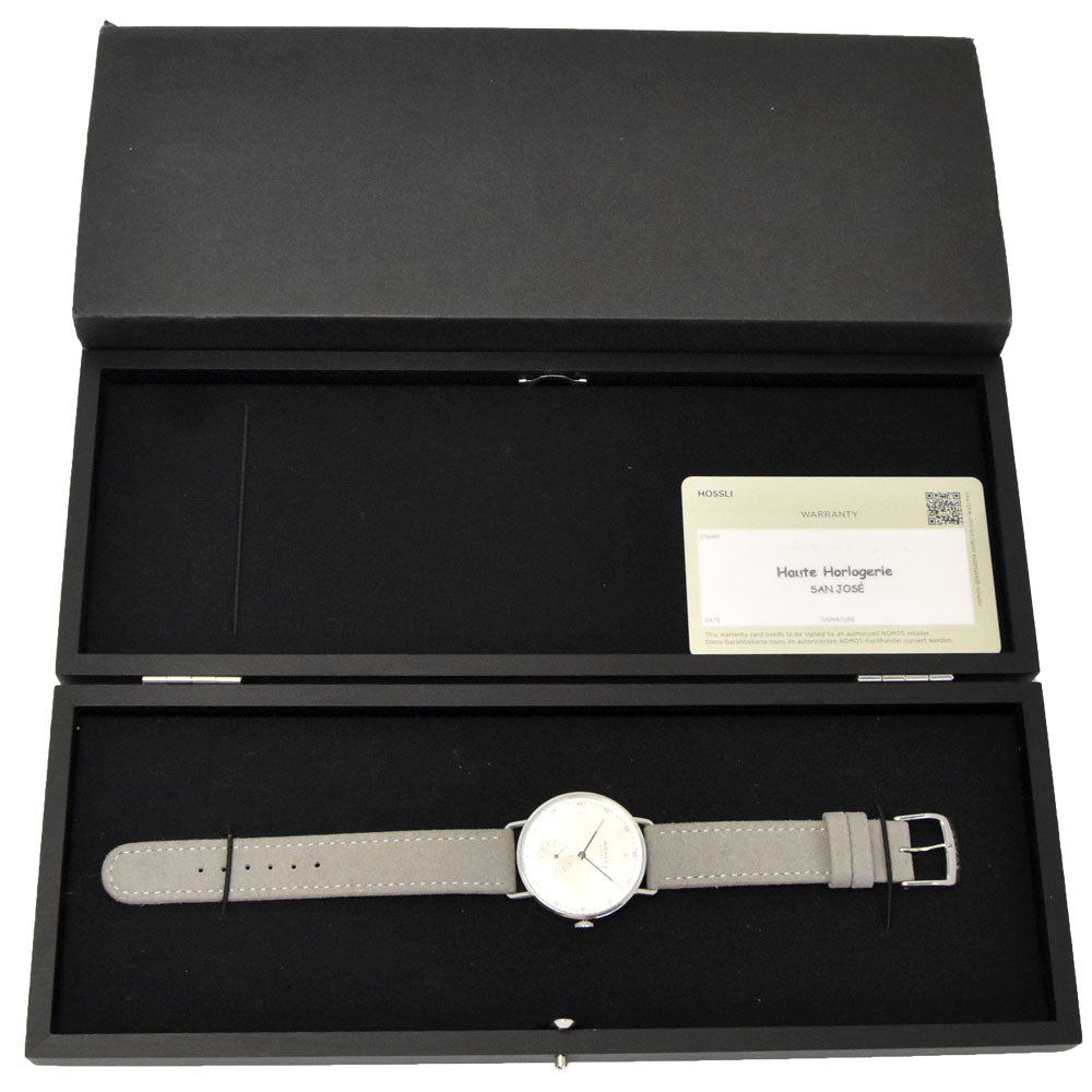 with paper NOMOS Metro 1122.SB Small second Silver Dial Hand Winding Men's
 Watch J#148126