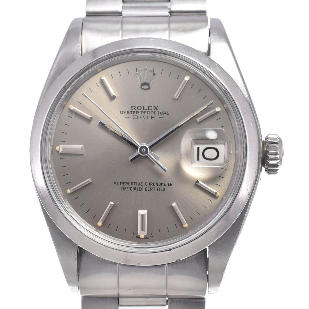 ROLEX Oyster perpetual date 1500 vintage Cal.1570 gray Dial Automatic Men's
 Watch R#148131