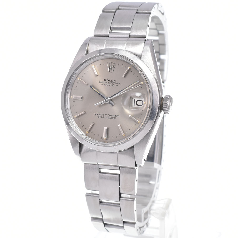 ROLEX Oyster perpetual date 1500 vintage Cal.1570 gray Dial Automatic Men's
 Watch R#148131