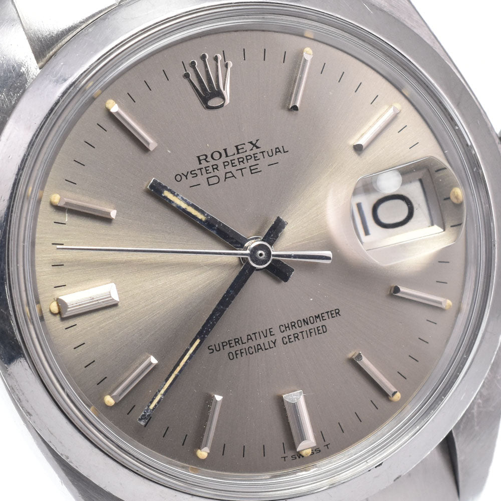 ROLEX Oyster perpetual date 1500 vintage Cal.1570 gray Dial Automatic Men's
 Watch R#148131