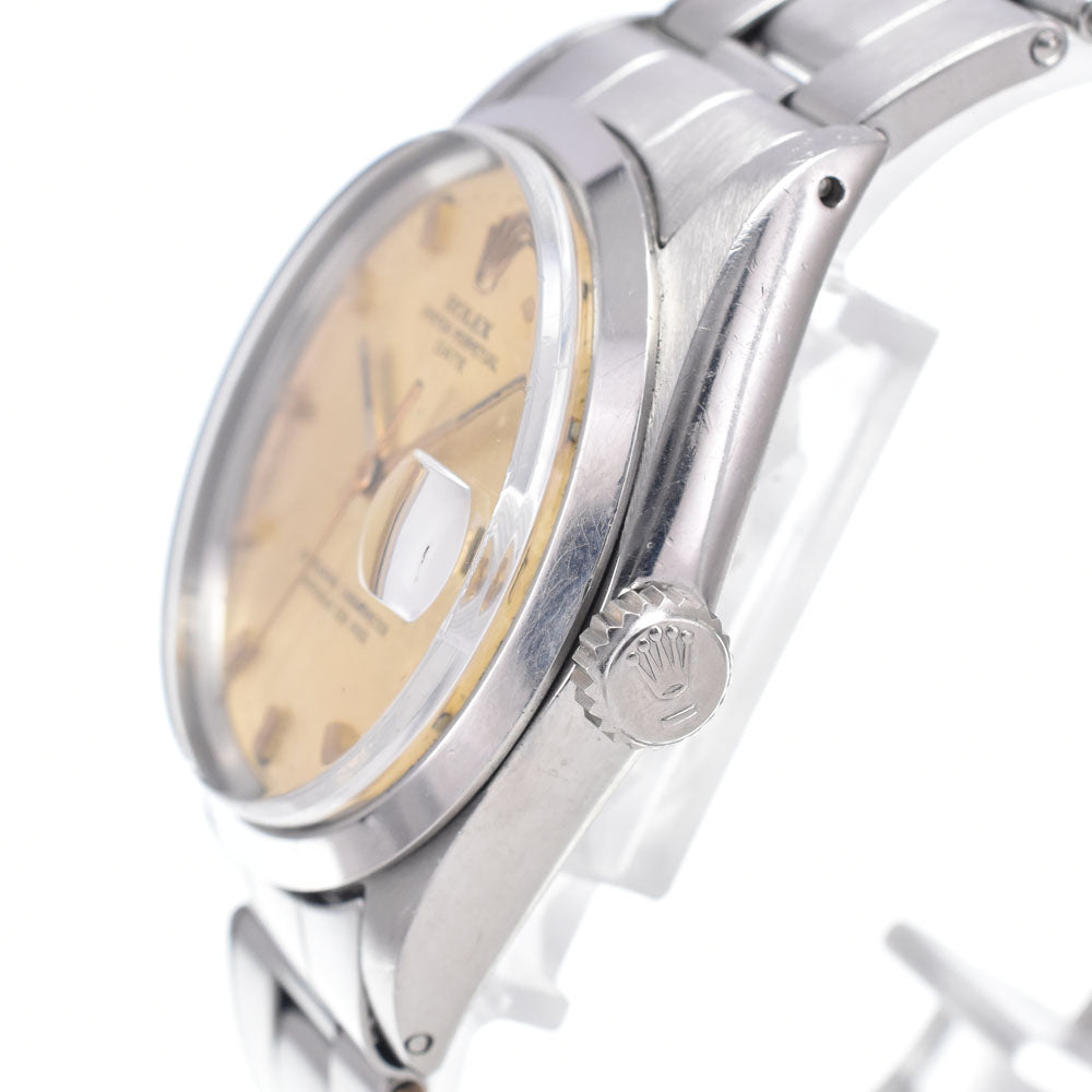ROLEX Oyster perpetual date 1500 vintage Cal.1570 gold Dial Automatic Men's
 Watch Q#148132