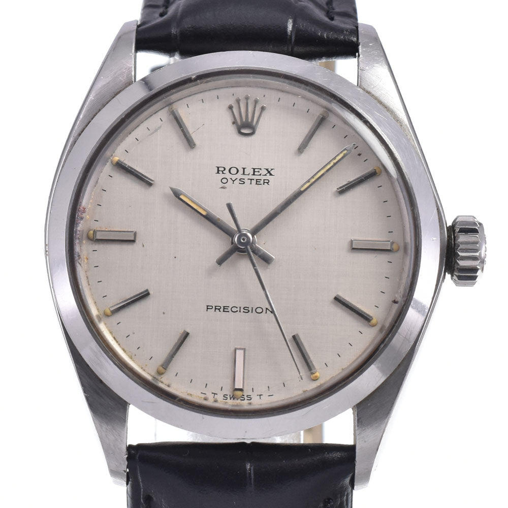 ROLEX Oyster Precision 6426 vintage Cal.1225 SLV Mosaic Dial Silver Dial Hand Winding Men's
 Watch J#148133