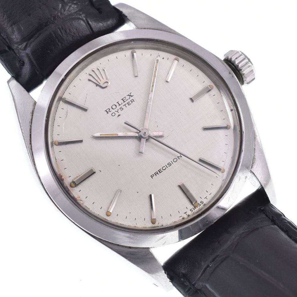 ROLEX Oyster Precision 6426 vintage Cal.1225 SLV Mosaic Dial Silver Dial Hand Winding Men's
 Watch J#148133