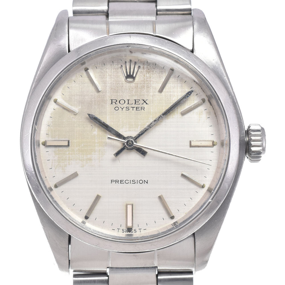 ROLEX Oyster Precision 6426 vintage Cal.1225 Silver Dial Hand Winding Men's
 Watch Q#148134