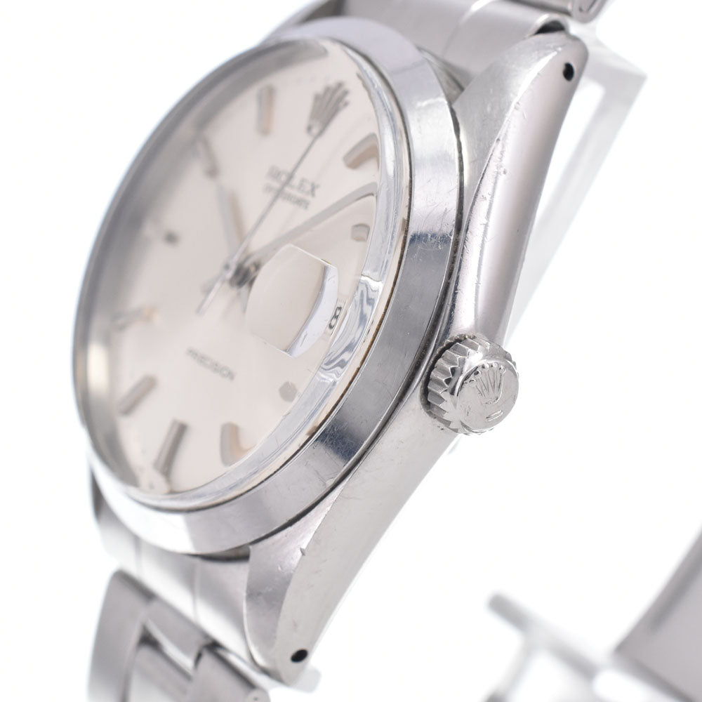 ROLEX Oyster Date Precision 6694 vintage Cal.1225 Silver Dial Hand Winding Men's
 Watch Q#148136