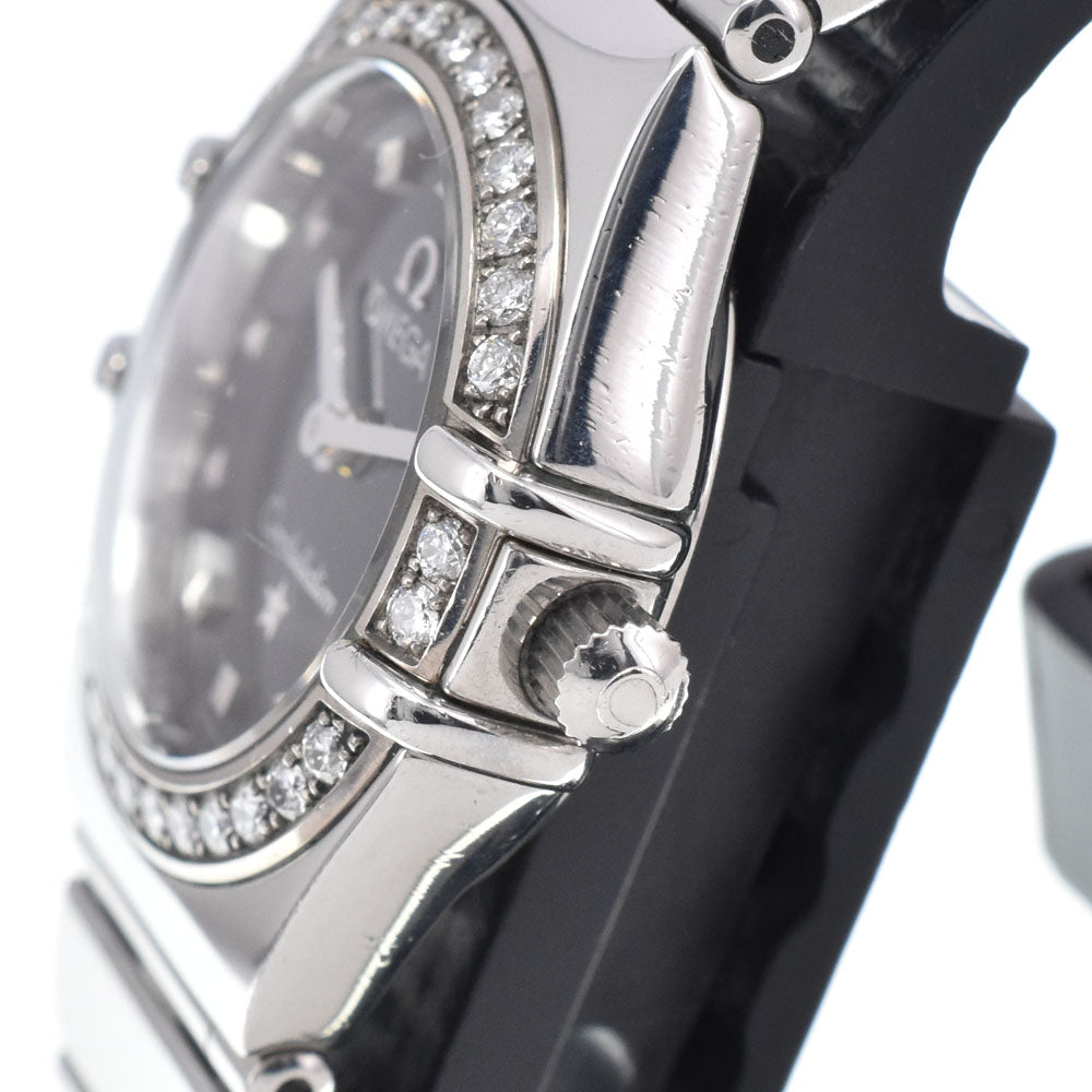 OMEGA Constellation My Choice 1465.51 Diamond Bezel black Dial Quartz Ladies
 Watch L#148139