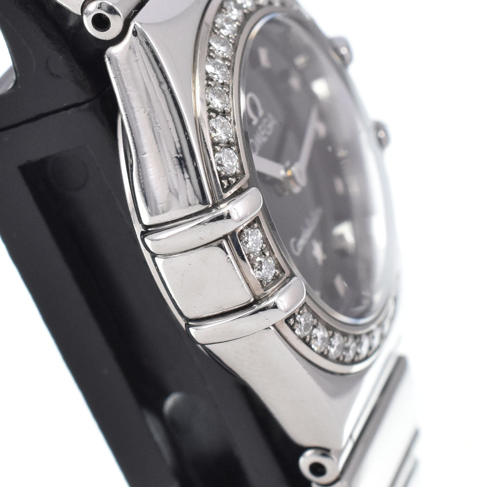 OMEGA Constellation My Choice 1465.51 Diamond Bezel black Dial Quartz Ladies
 Watch L#148139