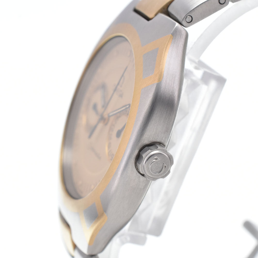 OMEGA Seamaster Polaris 396.12 Day Date Stainless Steel/K18YG gold Dial Quartz Men's
 Watch L#148142