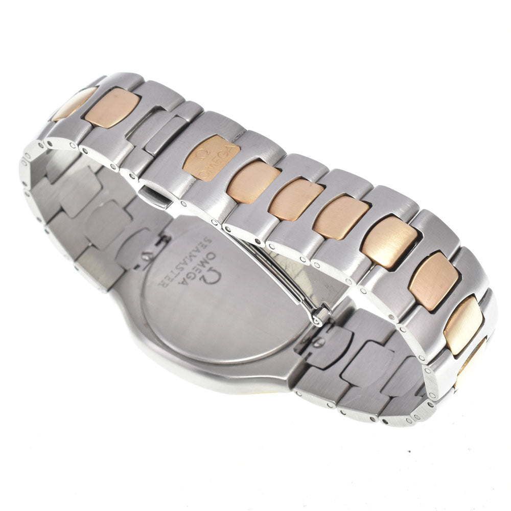OMEGA Seamaster Polaris 396.12 Day Date Stainless Steel/K18YG gold Dial Quartz Men's
 Watch L#148142